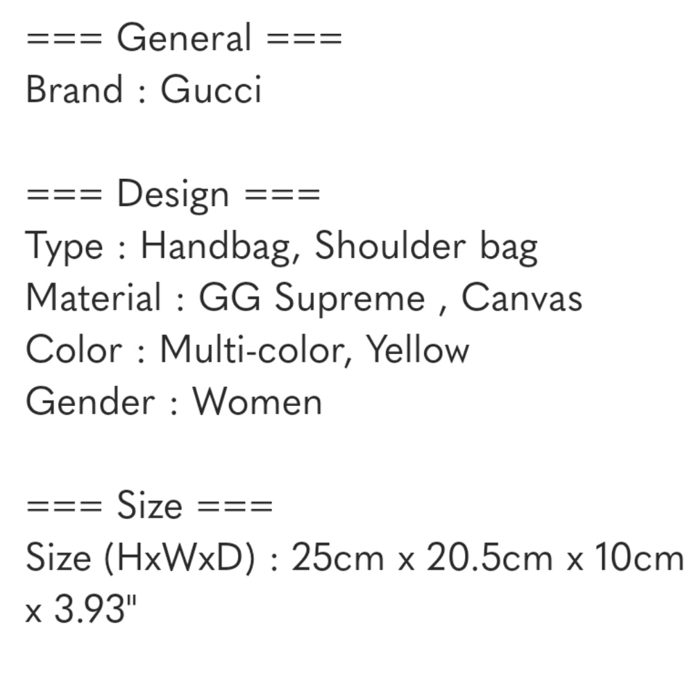 🌼 GUCCI 🌼Ophidia Flora Small GG Canvas Bucket Bag Yellow - Picture 13 of 13